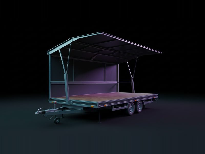 Trailerbühne 8x6 Meter
